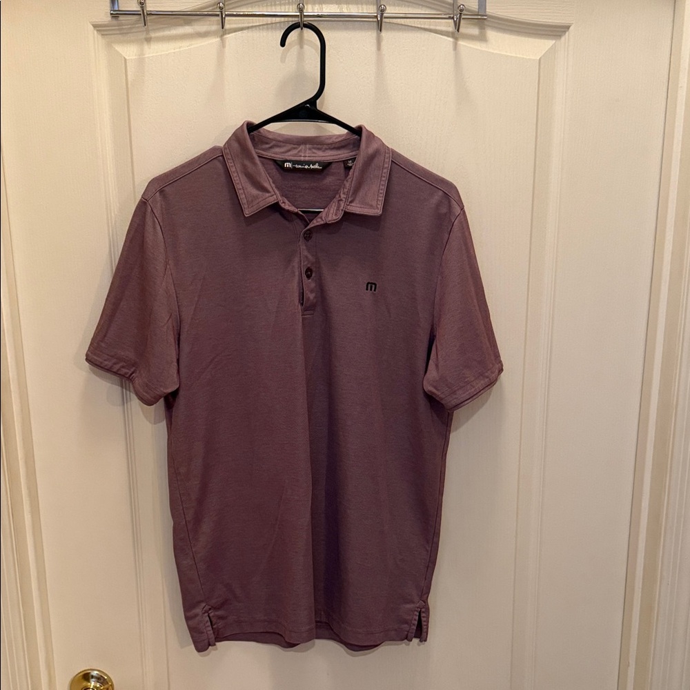 Travis Mathew Dusty Purple Polo Shirt